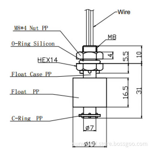 electronic float sensor